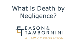 What is death by negligence?